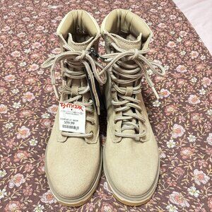 Sorel Lennox Lace STKD Waterproof Hiking Boots, Tan NWT and Box, Size 11